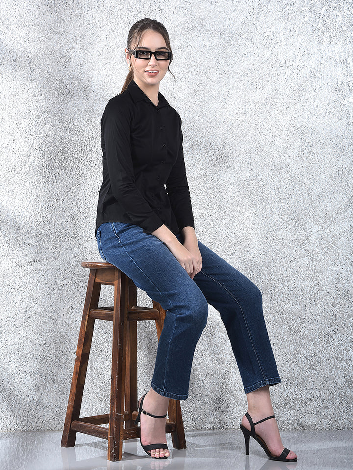 Noir Sculpt Formal Shirt