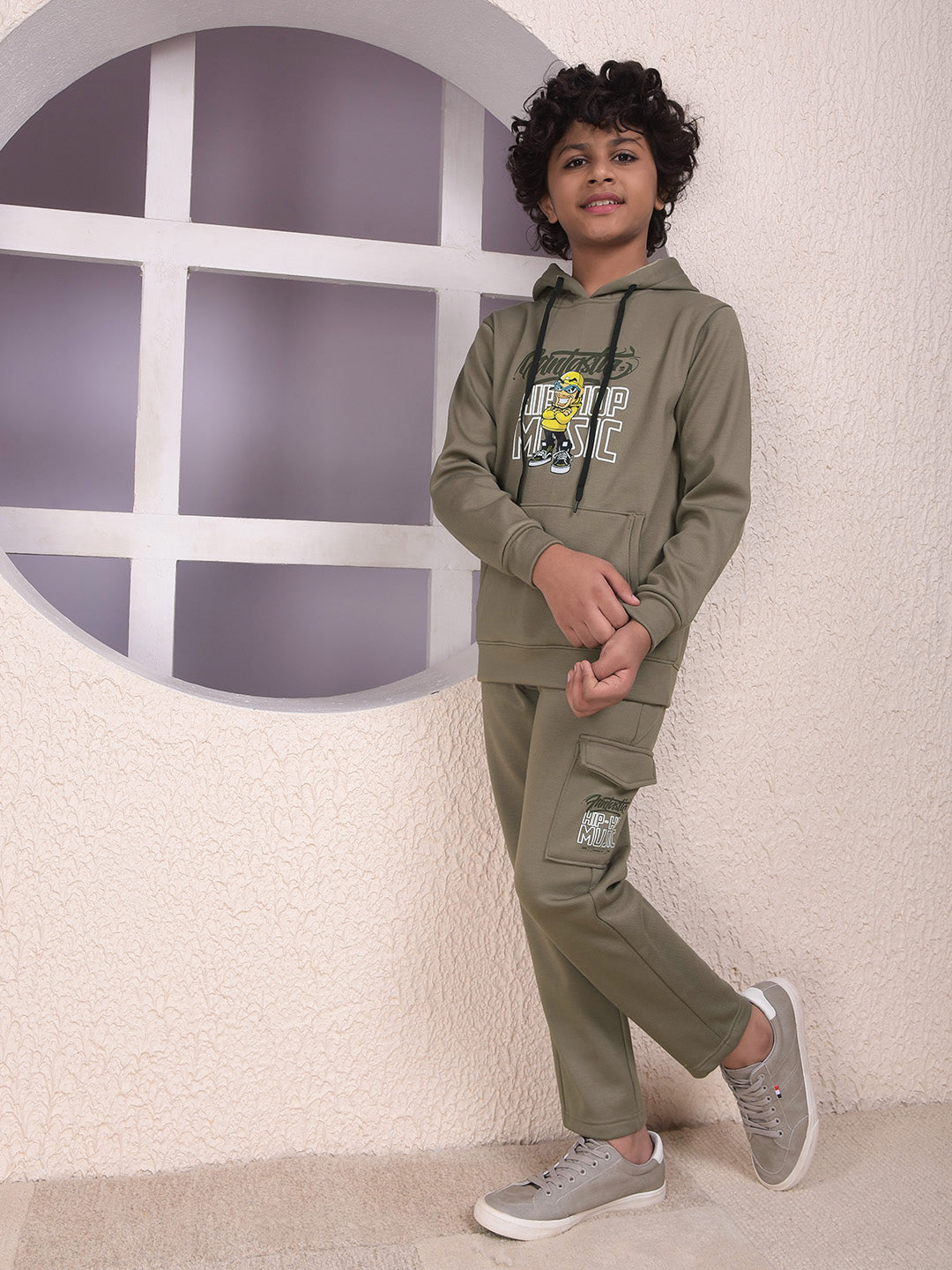Dynamic Olive Trackpants-Boys Trackpants-Crimsoune Club