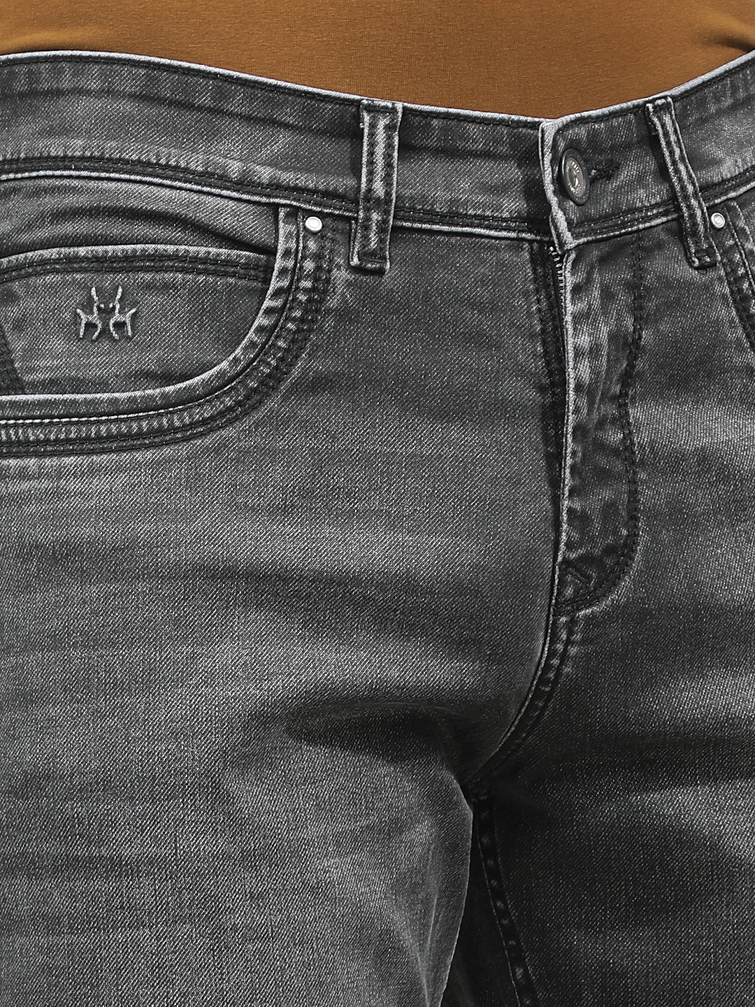 Refined Iron Grey Straight Jeans