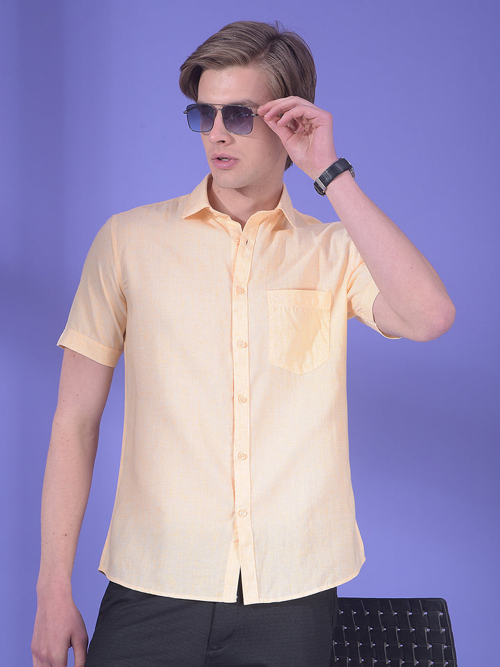 Butter Breeze Yellow Linen Shirt