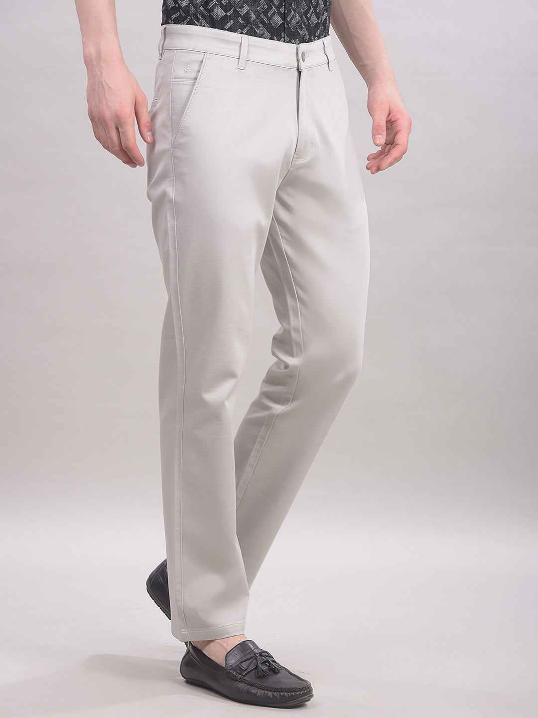 Mint Smart Casual Straight Trousers