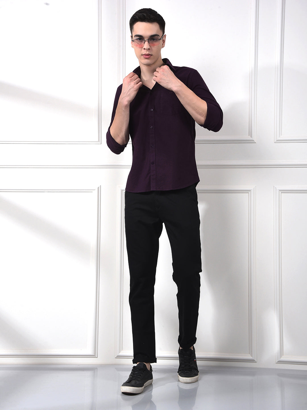 Garnet Cotton Comfort Shirt