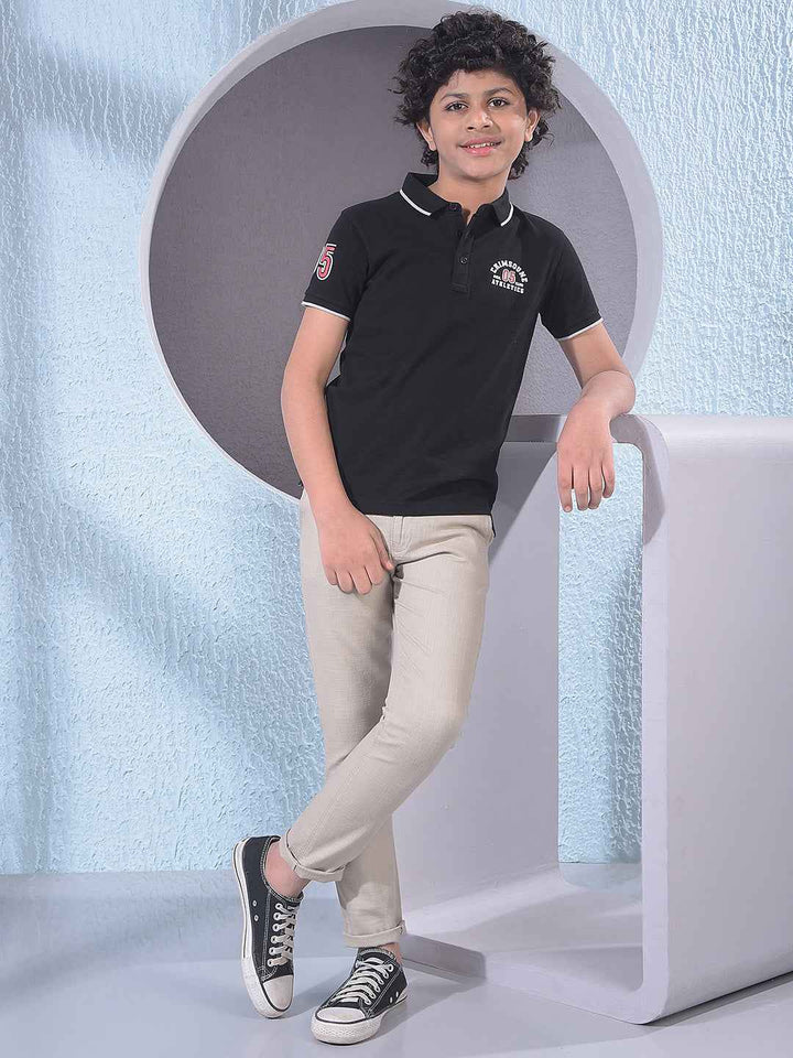 Beige 100% Cotton Trousers