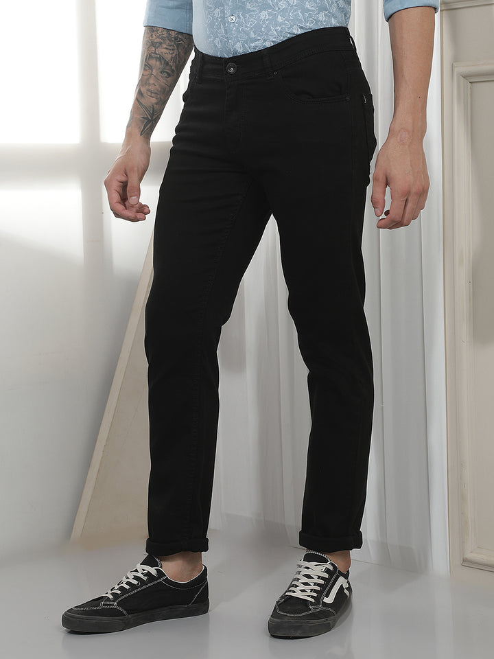 Classic Black Comfort Wear Jeans