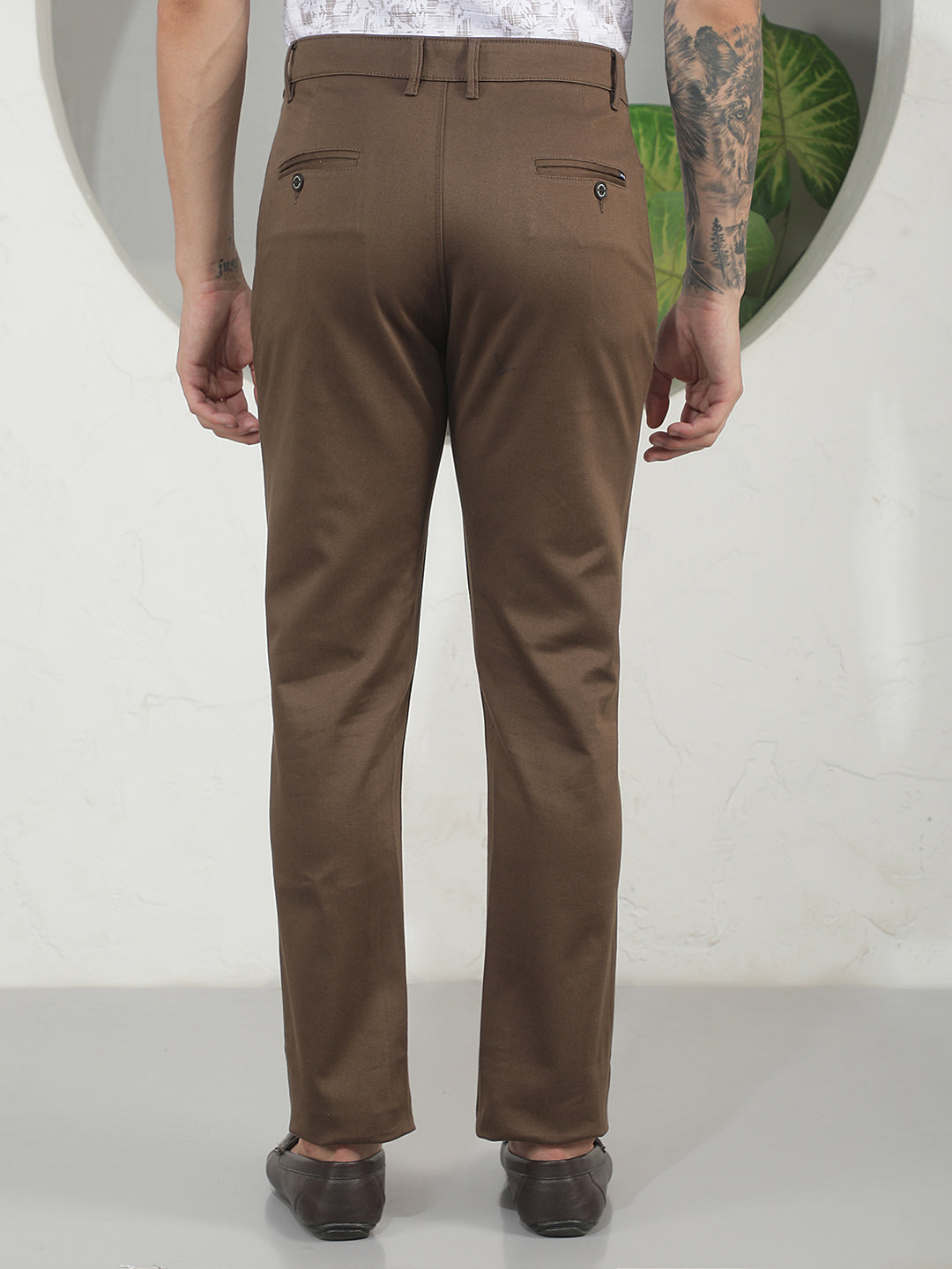 Chestnut Warm Brown Trousers