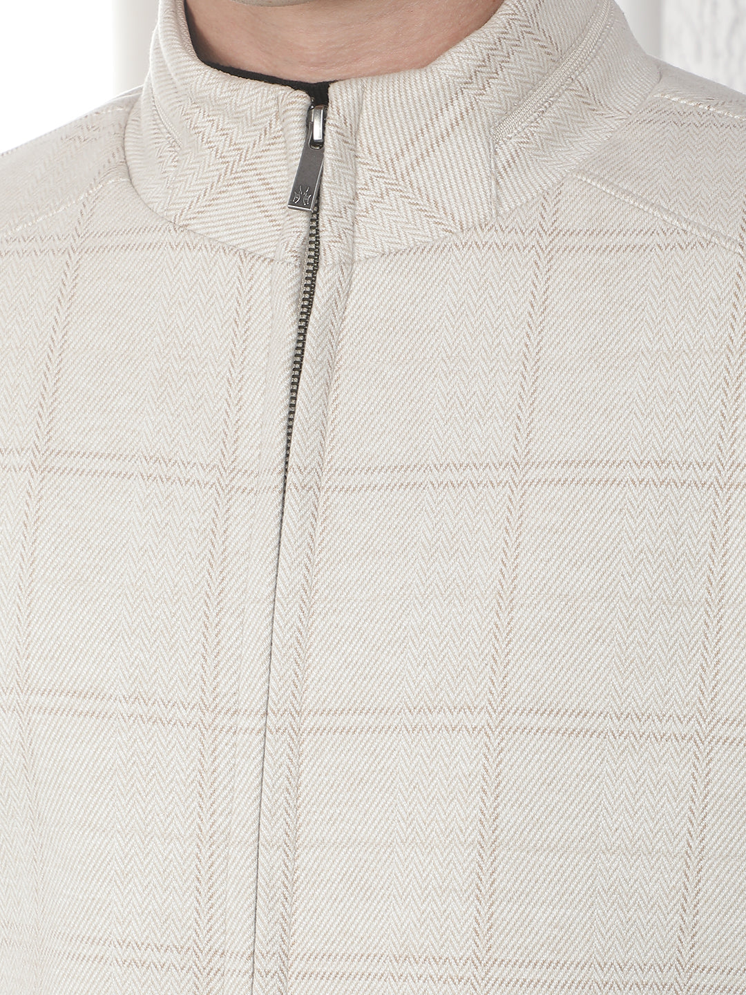 Urban Biscotti Beige Checked Jacket