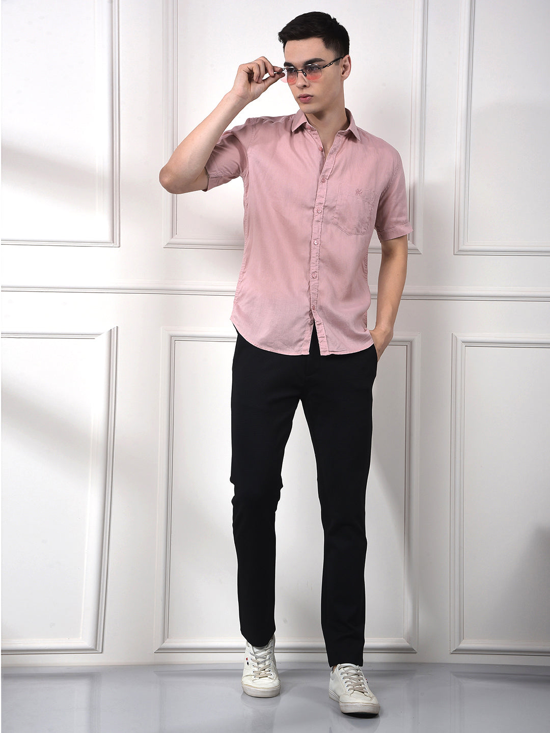 Warm Blossom Linen Summer Shirt