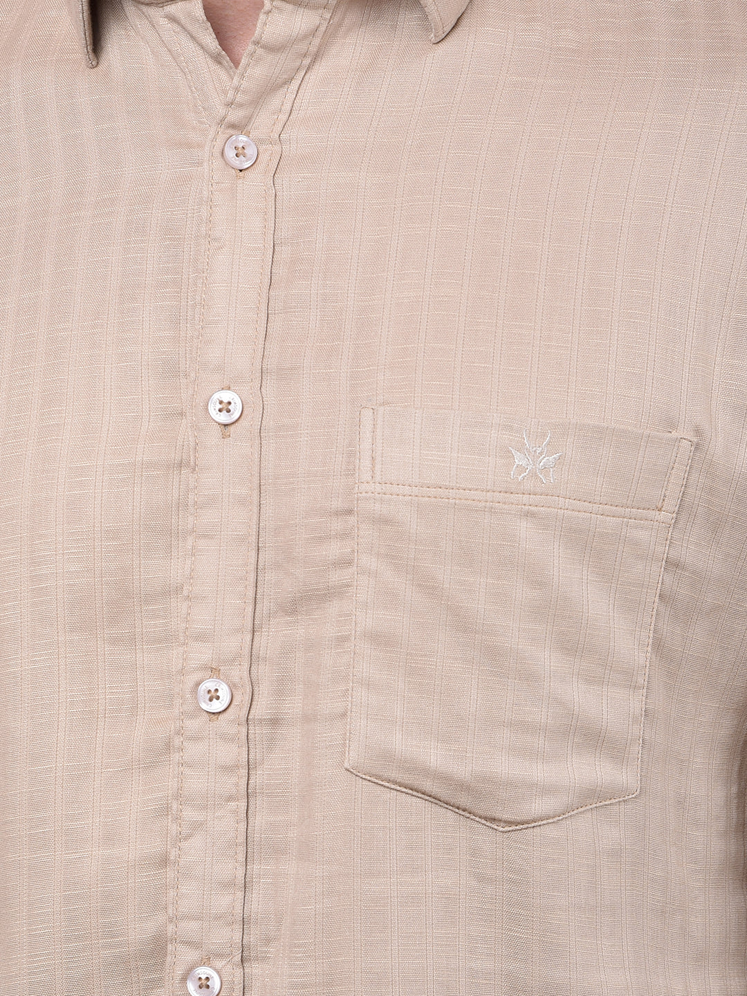 Modern Edgey Beige Shirt