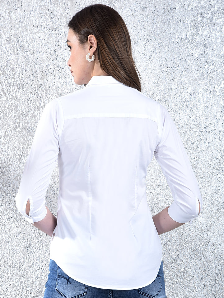 Minimalist Mandarin Collar Shirt