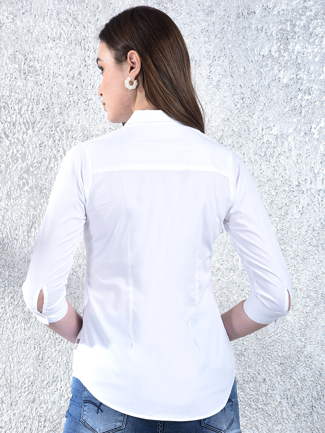 Minimalist Mandarin Collar Shirt