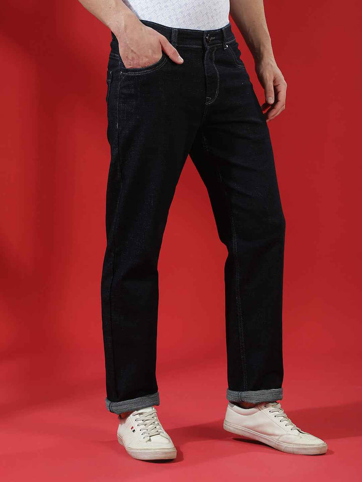 Dark Blue Classic Jeans