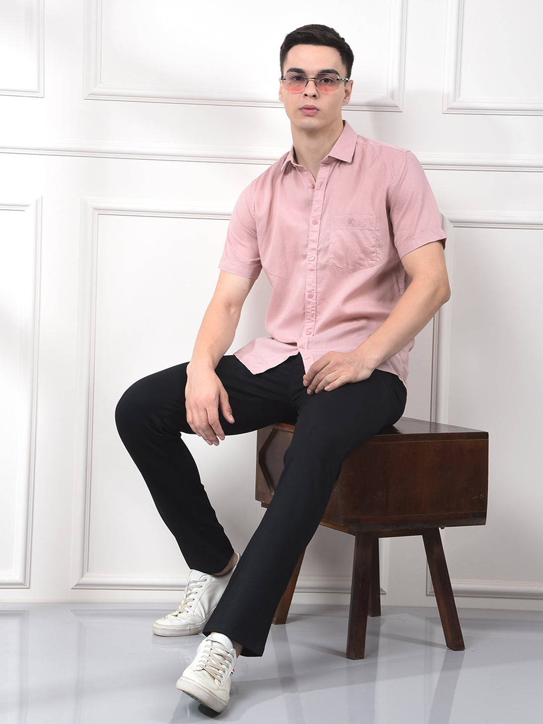 Warm Blossom Linen Summer Shirt