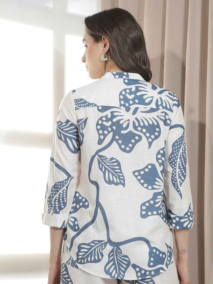Artistic Floral Printed Top