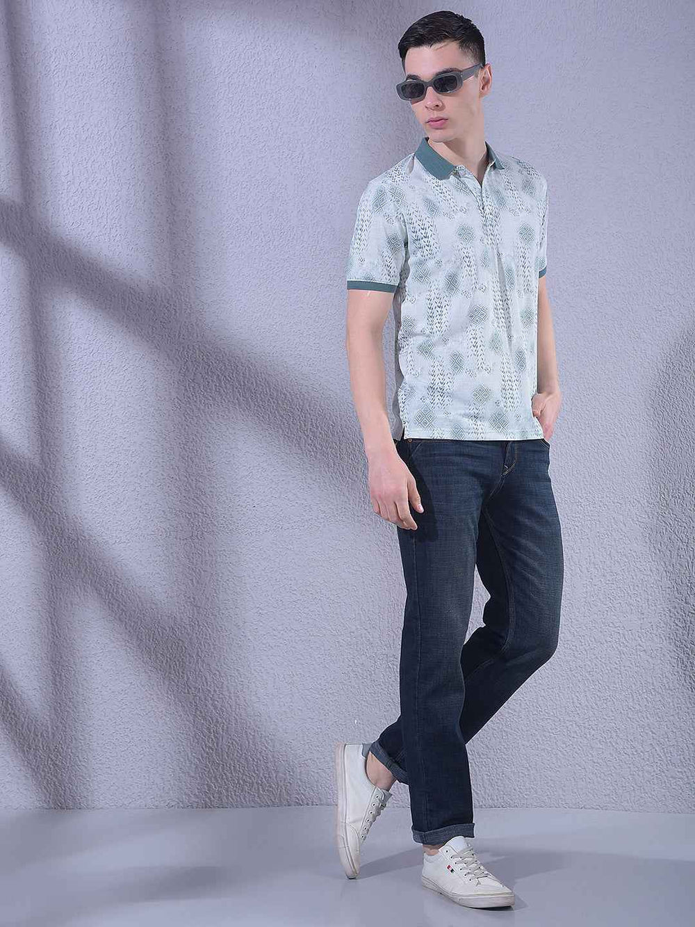 Green Printed T-Shirt