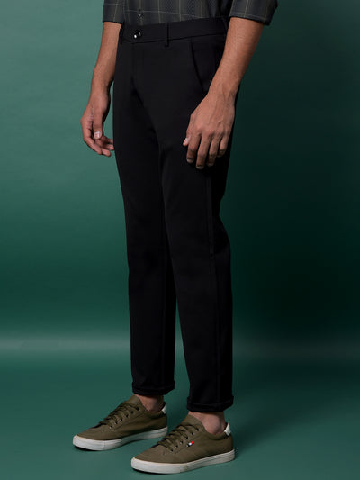 Onyx Black Slim Fit Trousers
