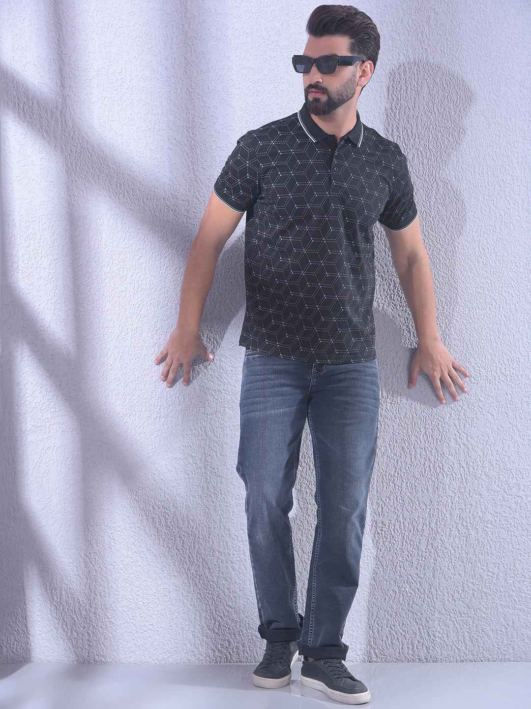 Black Printed T-Shirt