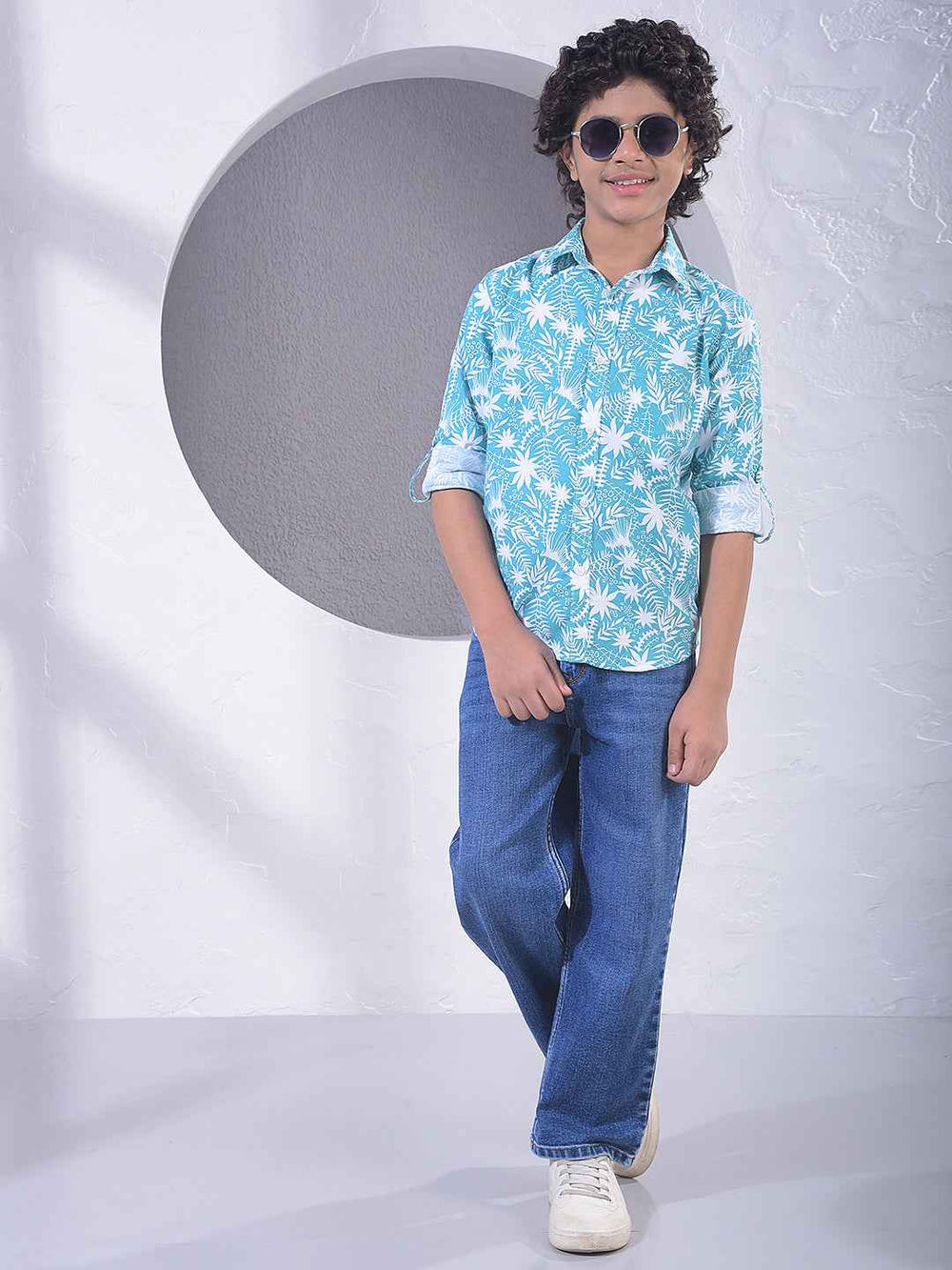 Deep Blue Urban Baggy Jeans