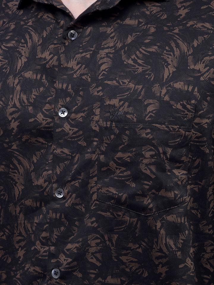 Black Printed Shirt