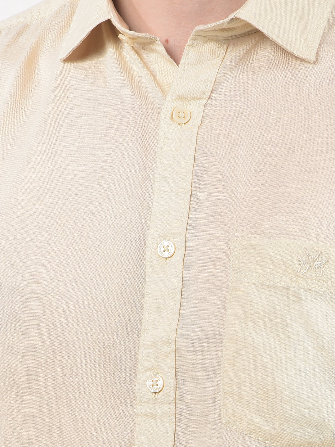 Driftwood Beige Linen Shirt