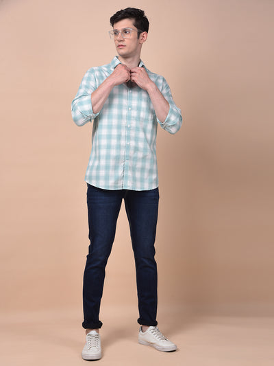 Tailored Trim Navy Blue Jeans