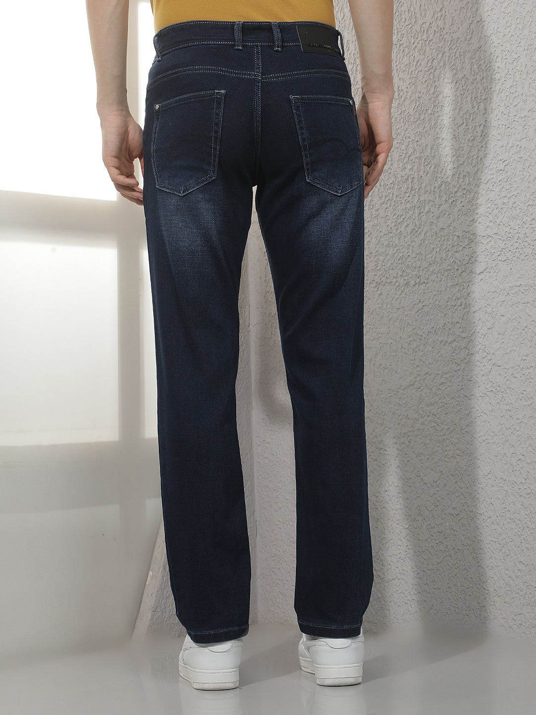 Tailored Azure Blue Straight Jeans