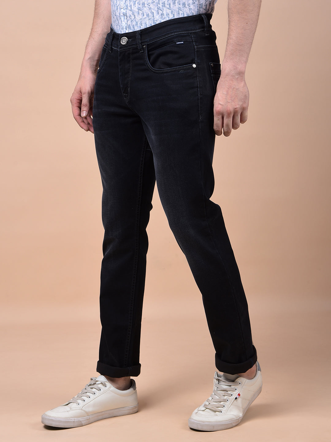 Deep Black Smooth Fit Jeans