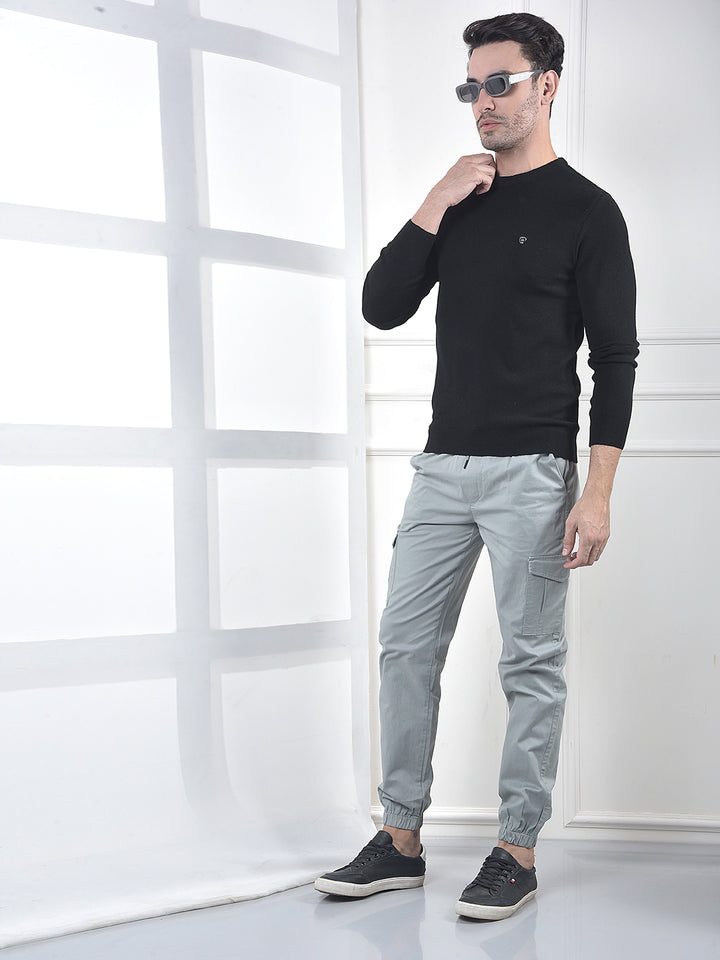 Radiant Grey Cargo Joggers