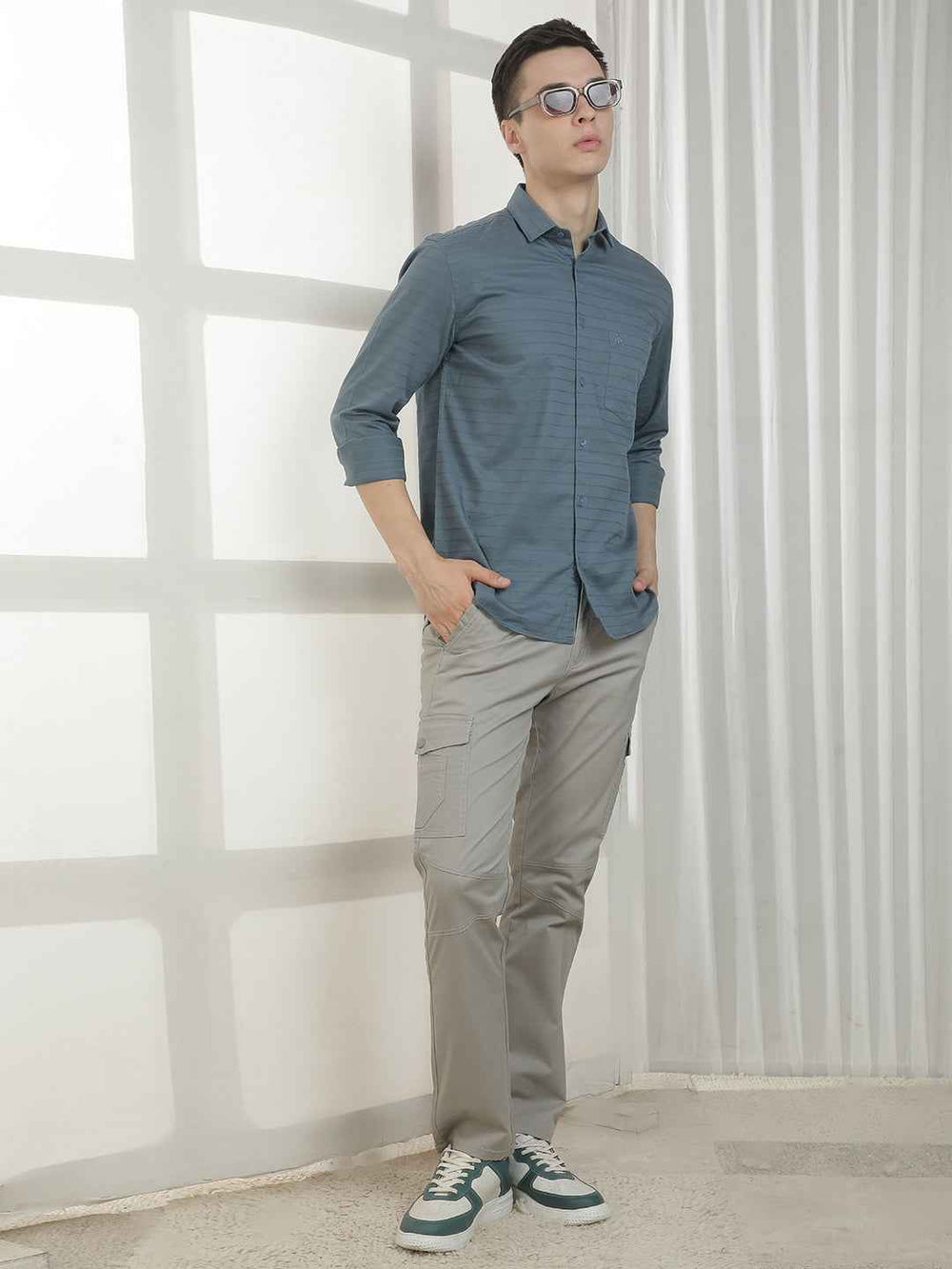Chic Royal Blue Shirt