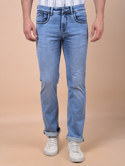 Urban Straight Blue Straight Jeans