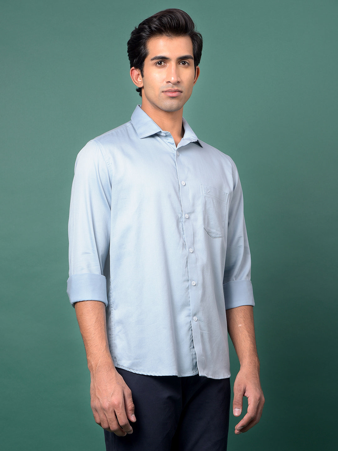 Edgy Blue Shirt