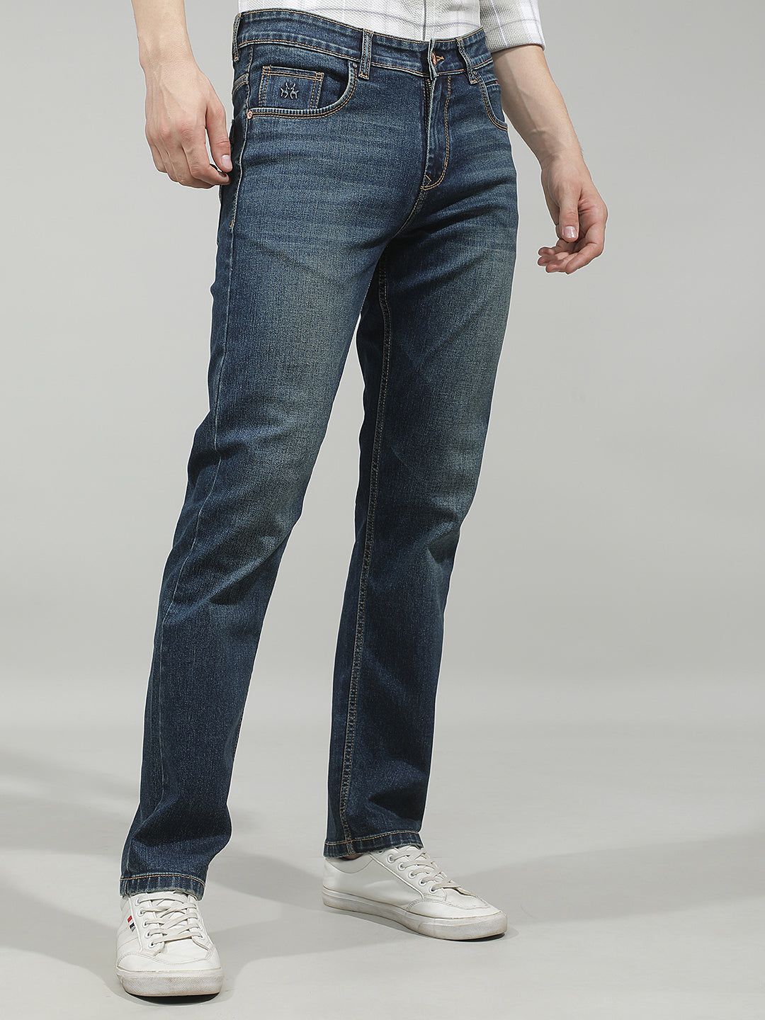 Signature Indigo Blue Straight Jeans