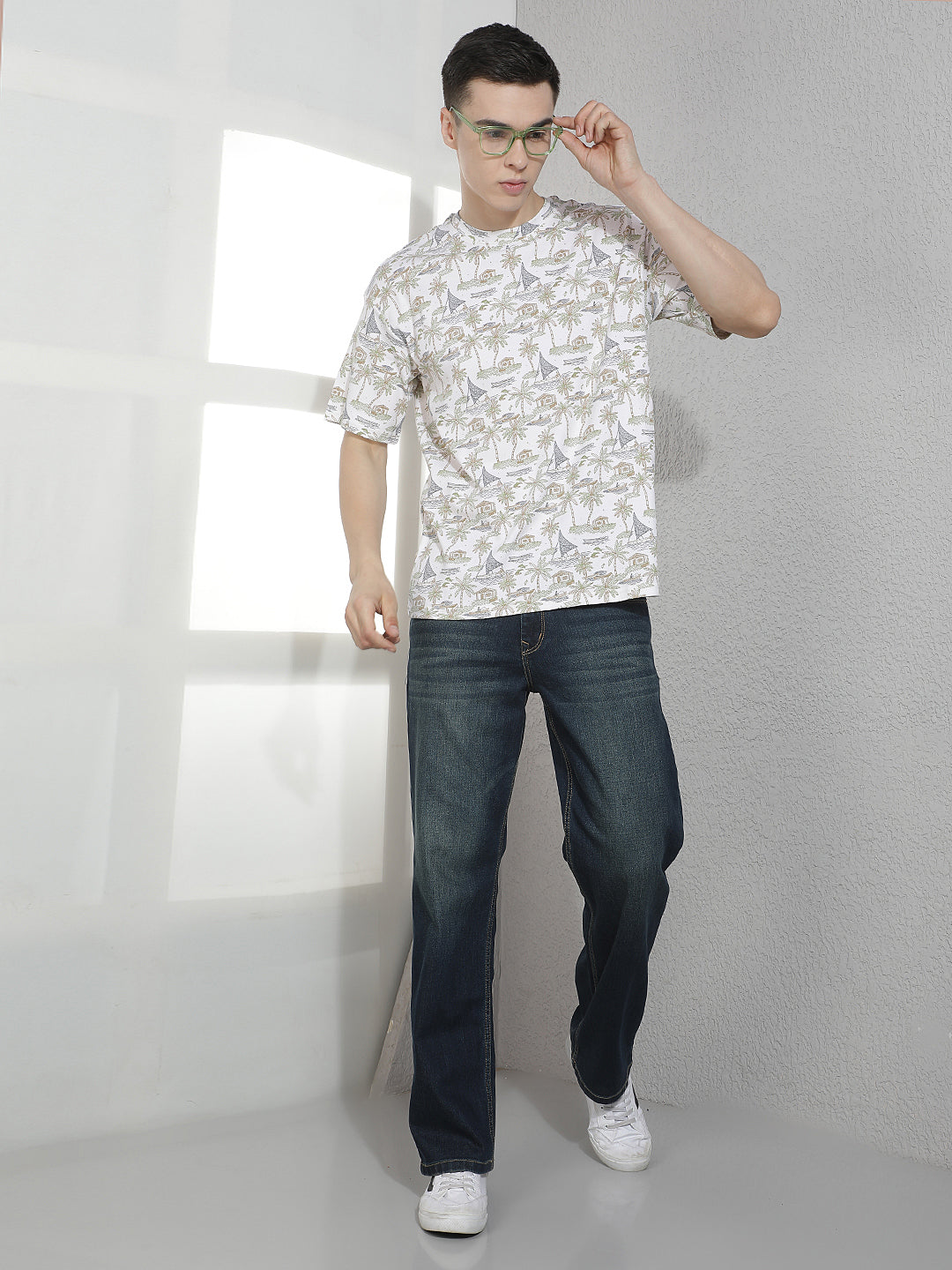 Storm Blue Baggy Jeans
