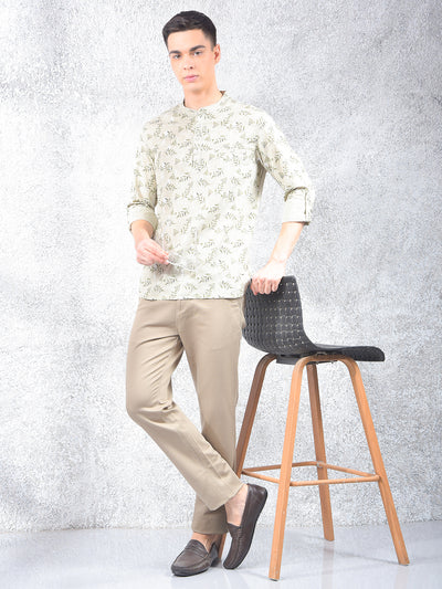 Green Floral Print Kurta