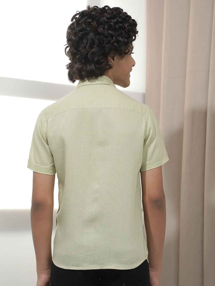 Fresh Green Linen Shirt