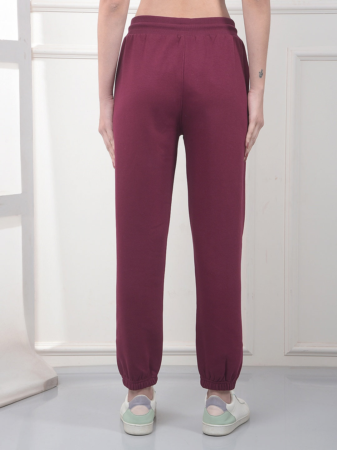 Comfy Wine Fleece Joggers