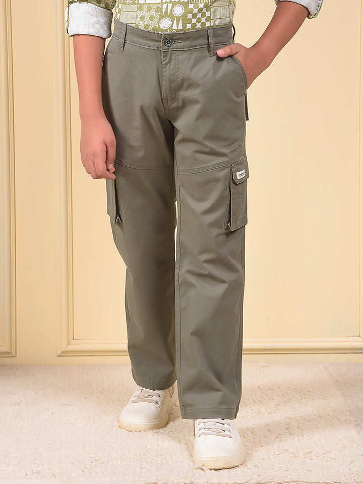 Green Cargo Trousers