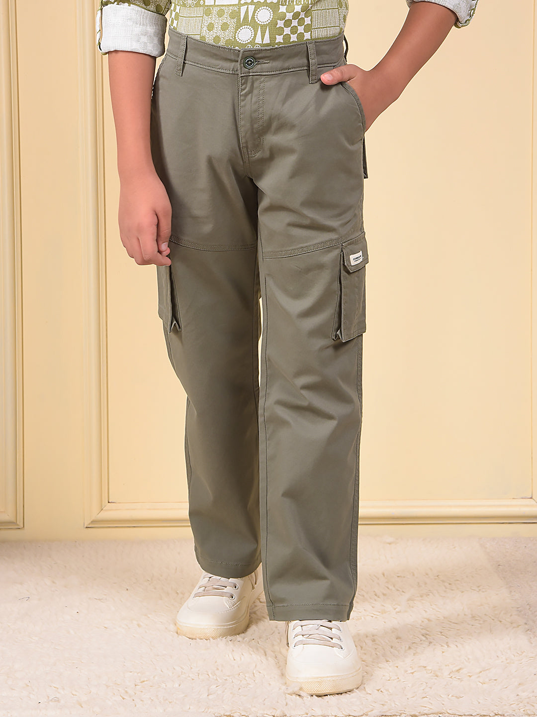 Green Cargo Trousers