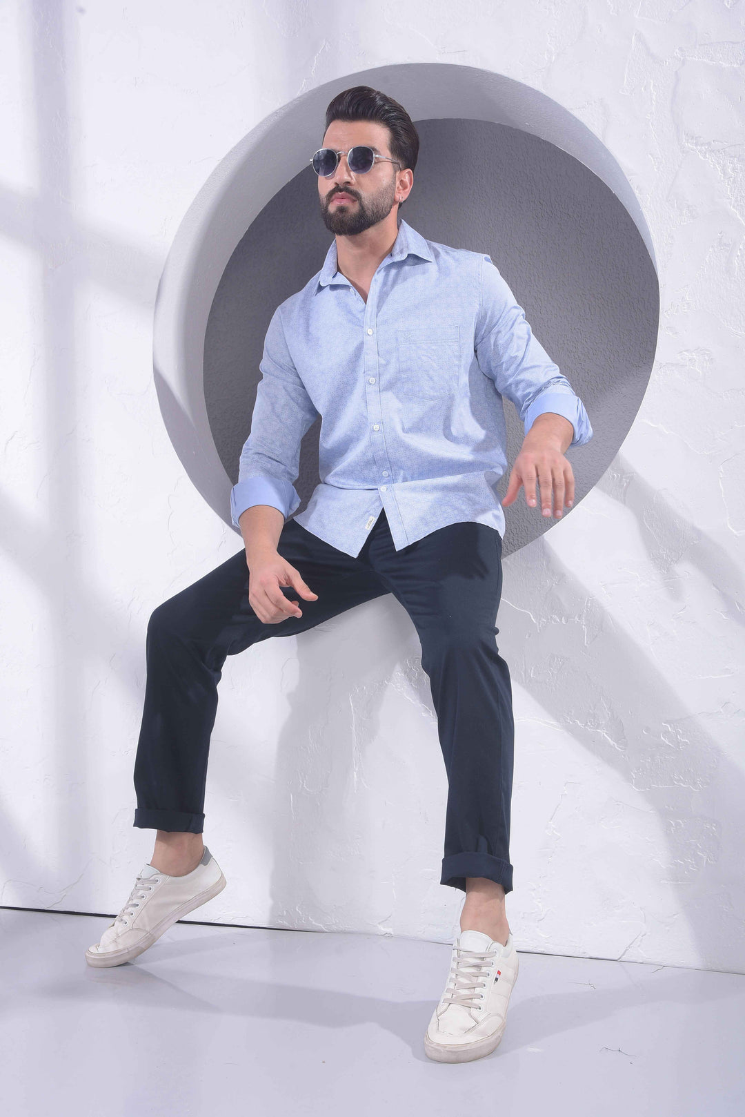 Navy Blue Essential Trousers