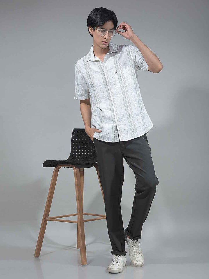 Green Check Surface Shirt