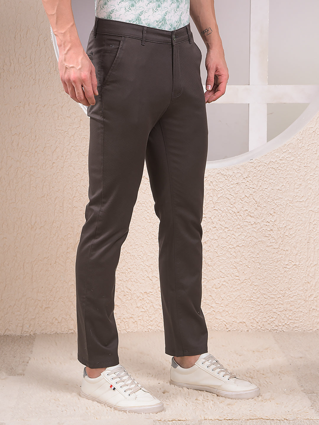 Urban Sage Chinos Olive Trousers