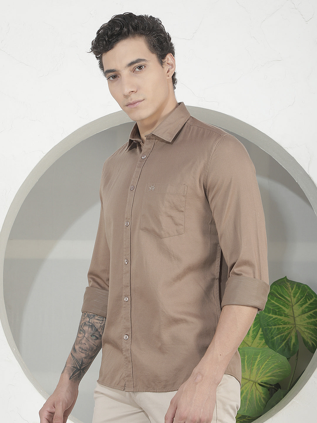 Warm Sand Beige Shirt