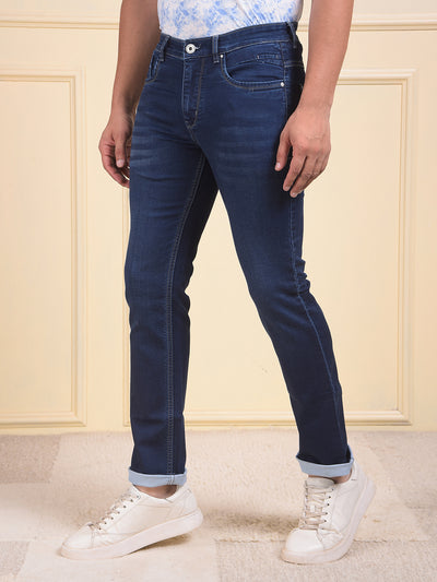 Blue Straight Jeans