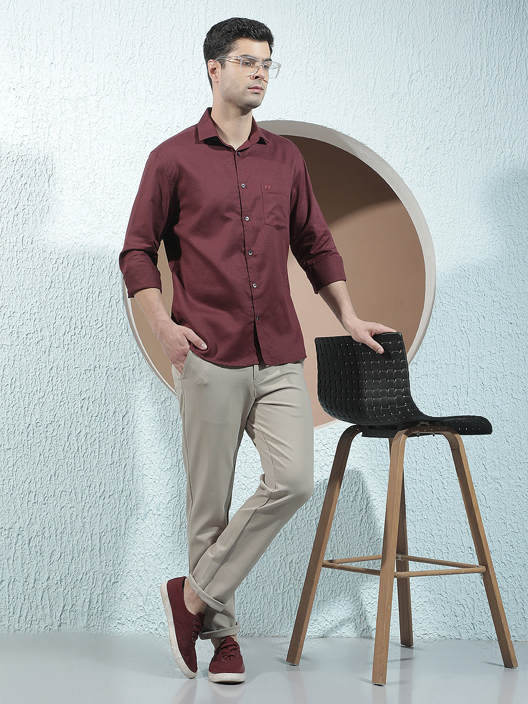 Maroon Everyday Casual Shirt