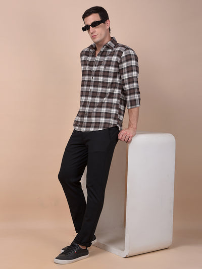 Navy Blue Printed Trousers