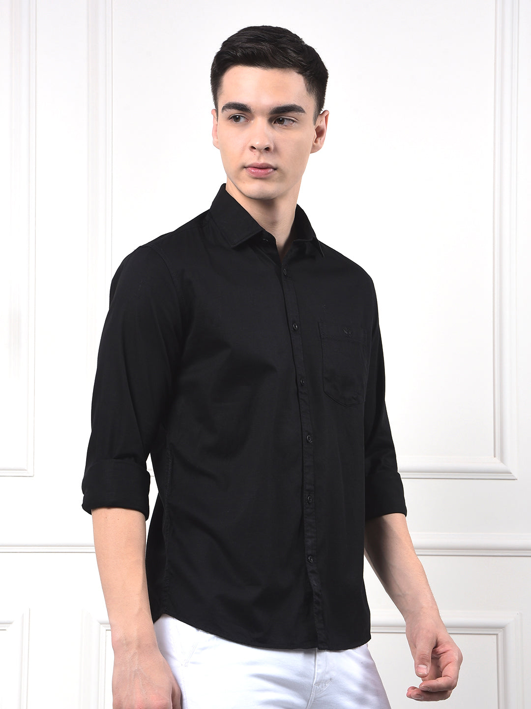Shadow Black Formal Shirt