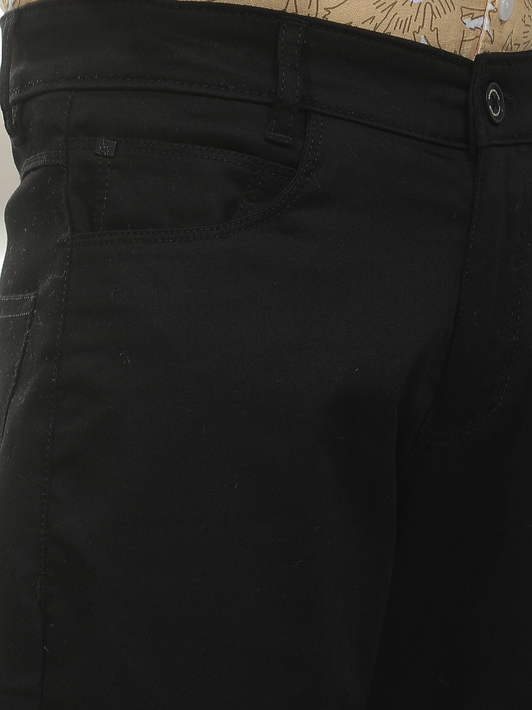 Tailored Jet Black Trousers