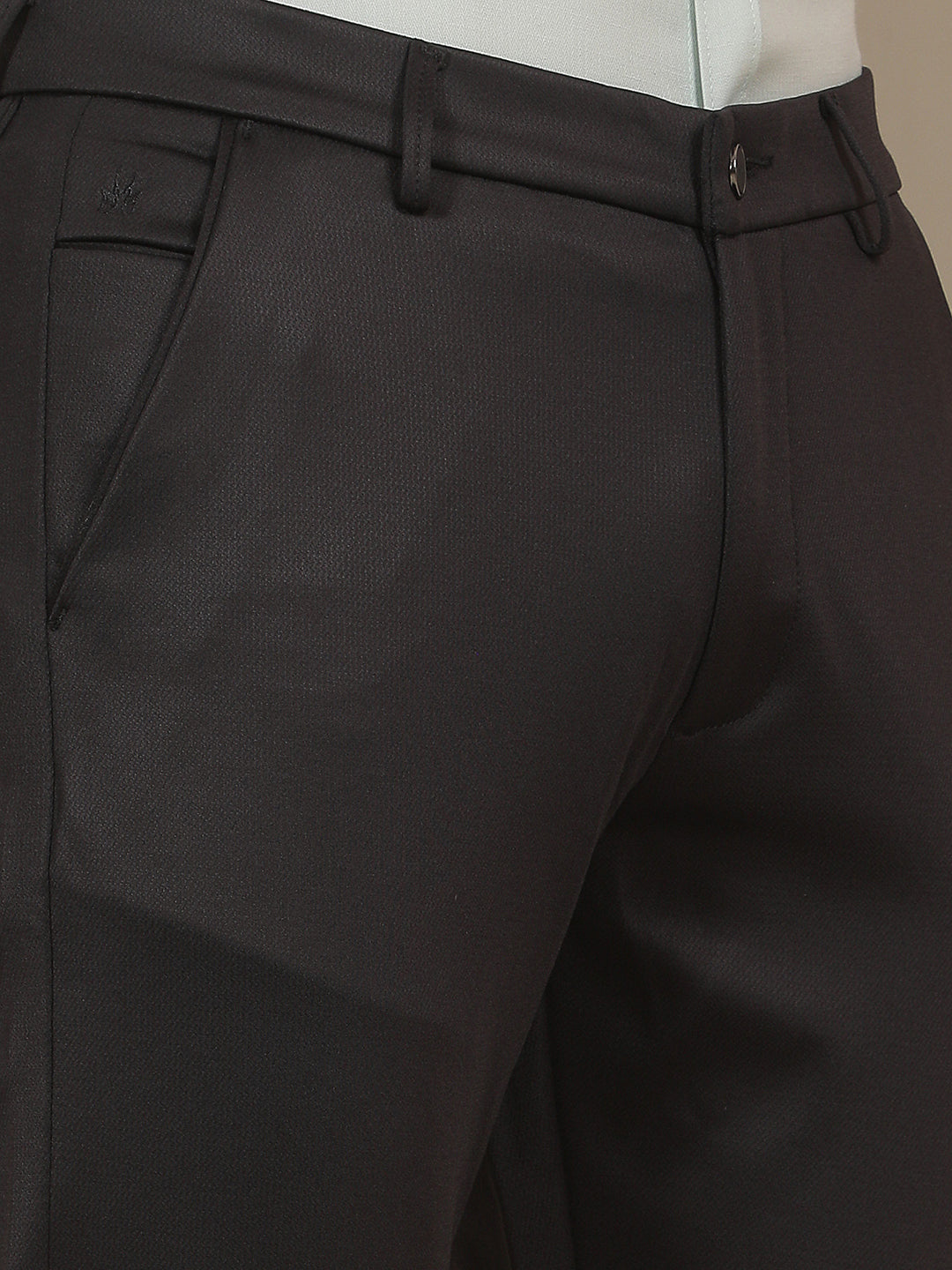 Classic Stealth Black Knitted Trousers