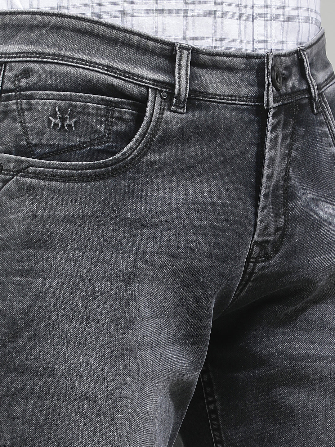 Modern Raven Black Straight Jeans