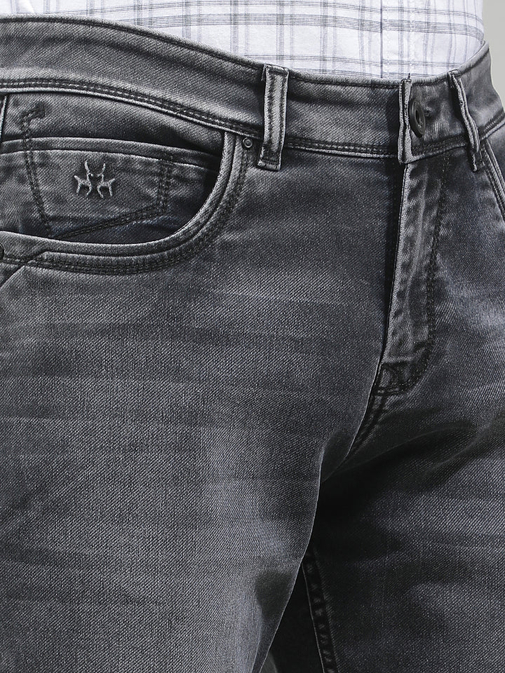 Modern Raven Black Straight Jeans