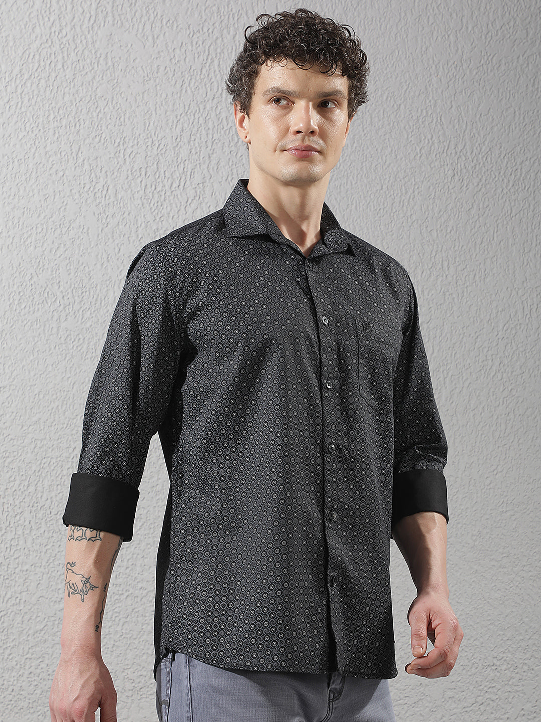 Black Polka Dots Shirt